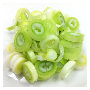 長葱 白身輪切り